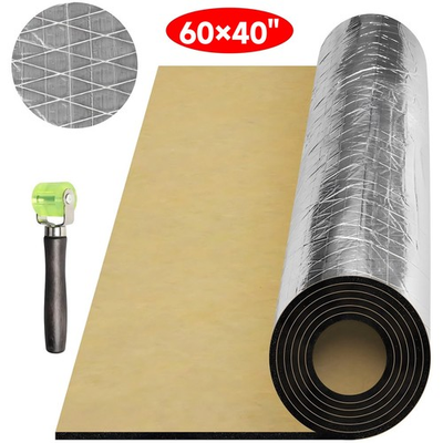 #ad #ad 60quot;x 40quot; Sound Heat Proofing Car Auto Sound Deadener Insulation Underlay Mat $25.99