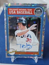 2025 Panini USA Stars & Stripes TODD FRAZIER #01/25 BOOKEND Throwback Auto