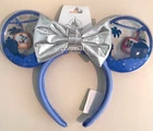 BNWT Walt Disney World Skyliner Minnie Mouse Bow Ears Headband Adult One Size