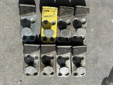 Volkswagen Type 1 Original Door Striker Plate Pair 111837035D 111837036D