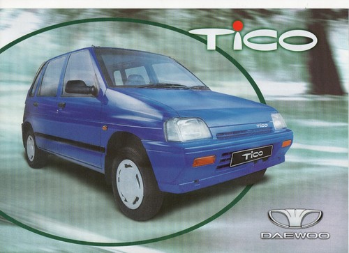 Daewoo-FSO Tico car (made in Poland) _2001 brochure / brochure  