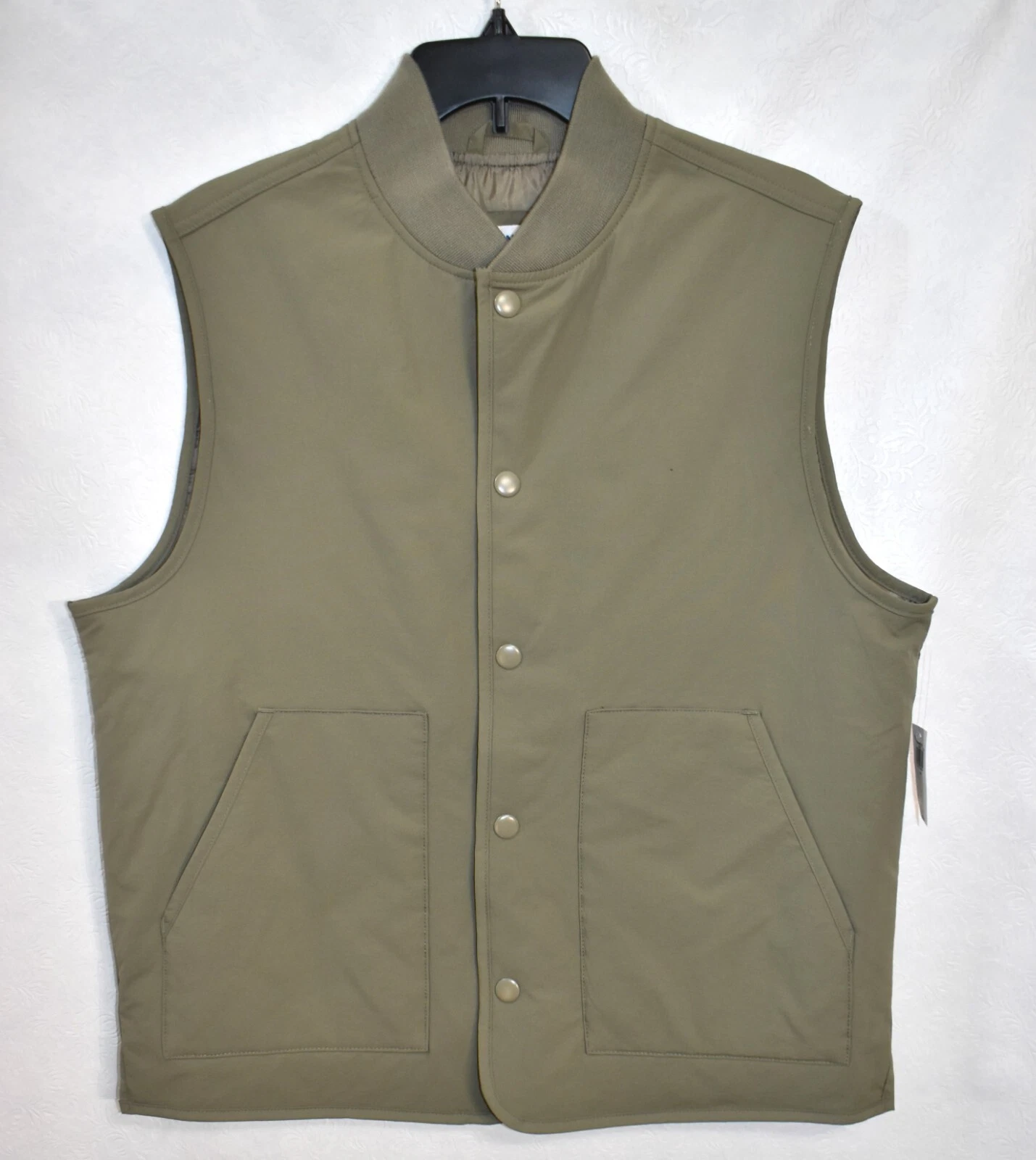 Old Navy Nylon Liner Vest Size Medium Green Men's New