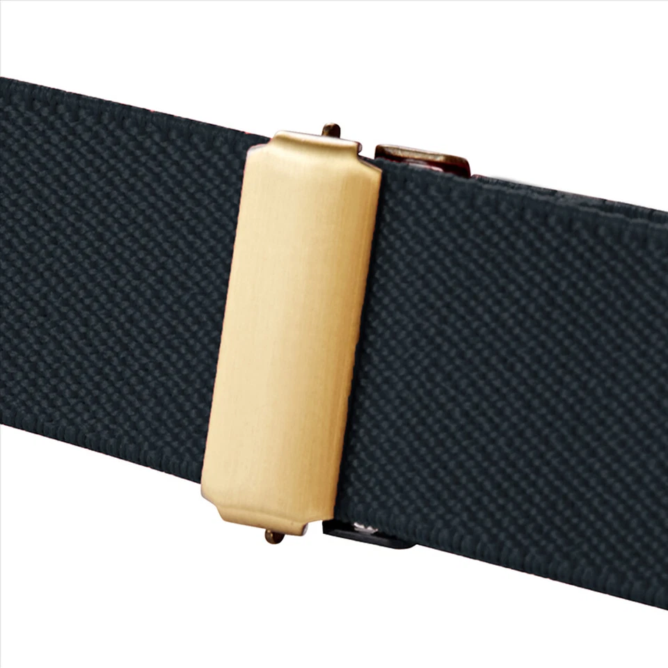 Mens Suspenders Adjustable Elastic Leather Y-Shaped Hooks Pants Braces Solid - Image 4 of 4