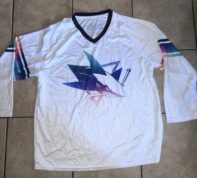 Hayward San Jose Sharks 1992 Vintage Throwback Ccm Jersey - Main Image