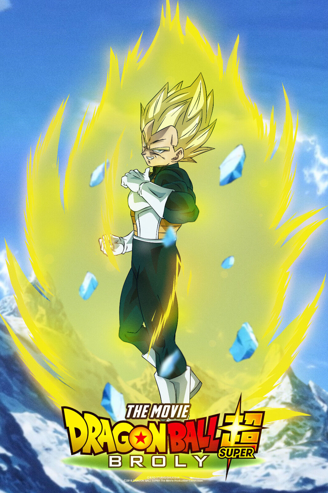 Dragon Ball Super: Broly' Goku & Vegeta Posters