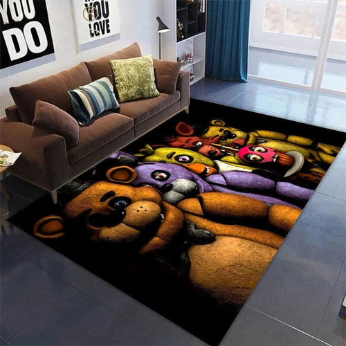 3D Cartoon Boden Teppich Matte Türteppich Vorleger Schlafzimmer Wohnzimmer Antirutsch - Bild 6 von 39