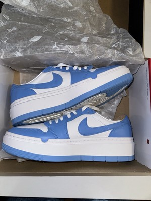 NEW Air Jordan 1 Elevate Low SE Women's Sz 12 White/University Blue DQ3698 141