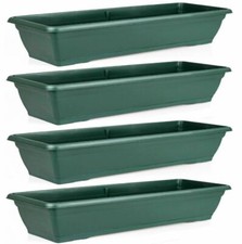 Large 72cm Garden Plastic Trough Balcony Planter Flower Plant Pot Tub Window Box