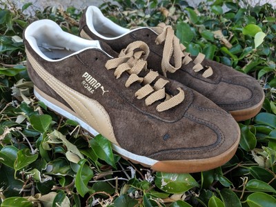 puma roma brown leather