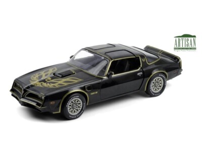 1977 Pontiac Firebird Trans Am - Black 1:18 Scale Model - Greenlight 19098