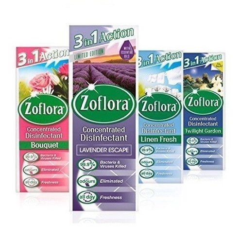 Zoflora 3 in 1 Action Assorted Fragrances | 1 x 56ml or 120ml Scent Dependent