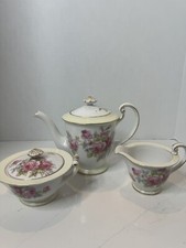 Fuji China Rose Tea Set Made In occupied Japan