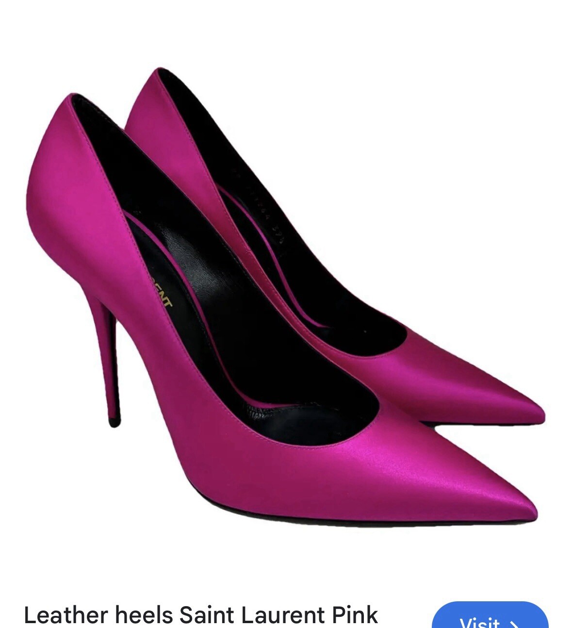 SAINT LAURENT TACCO ROSA CALDO 36