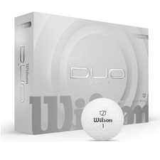 Wilson Staff 2025 Duo Soft Golf Balls - World's Softest Golf Ball - Gloss White