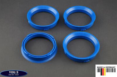 Riduzione 66.6 A 57.1 Mm 4 Anelli Di Centraggio Per Cerchioni - Riduzione Da 66,6 Mm A 57,1 Mm - Qualità Tedesca Cerchi Audi A 1 - Foto 7