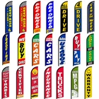 Car Dealership Windless Swooper Full Curve Flag Auto Dealership