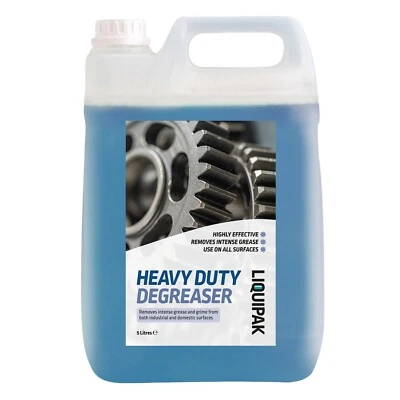 LIQUIPAK Heavy Duty Degreaser & Cleaner - Engine Degreaser, Removes grease and grime 5L