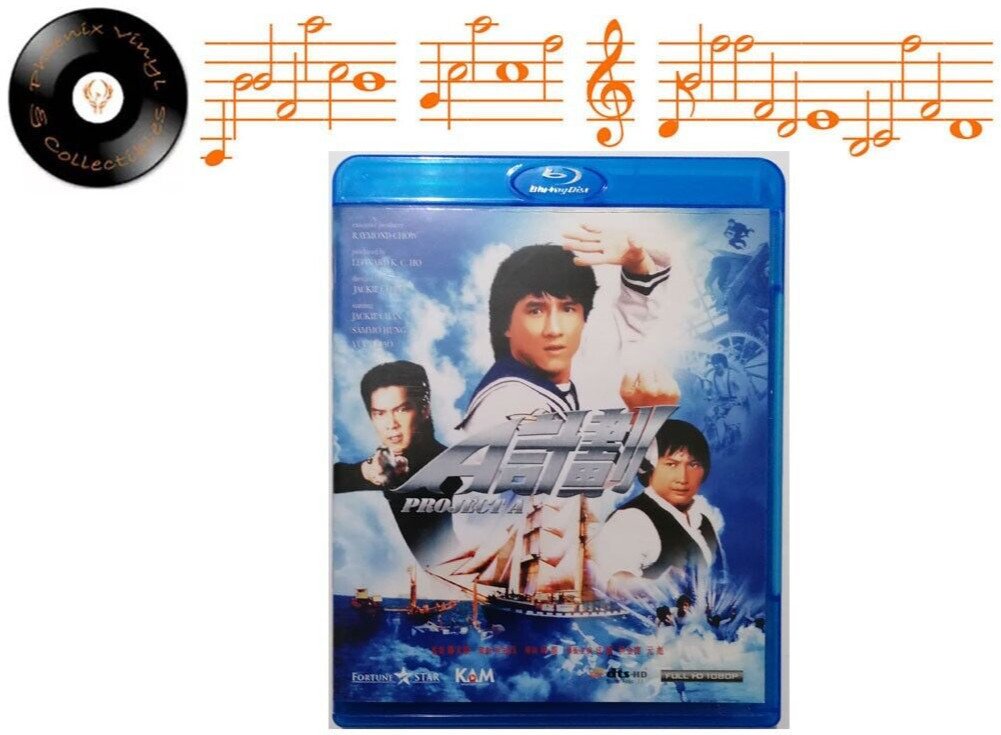 Project A Jackie Chan 2010 Blu Ray Region A - Near Mint