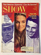 Show Magazine February 1972 Paul Newman Dyan Cannon Peter Falk