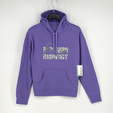 Marmot Womens Purple Graphic Coastal Fleece Pullover Hoodie Size XS  S  M