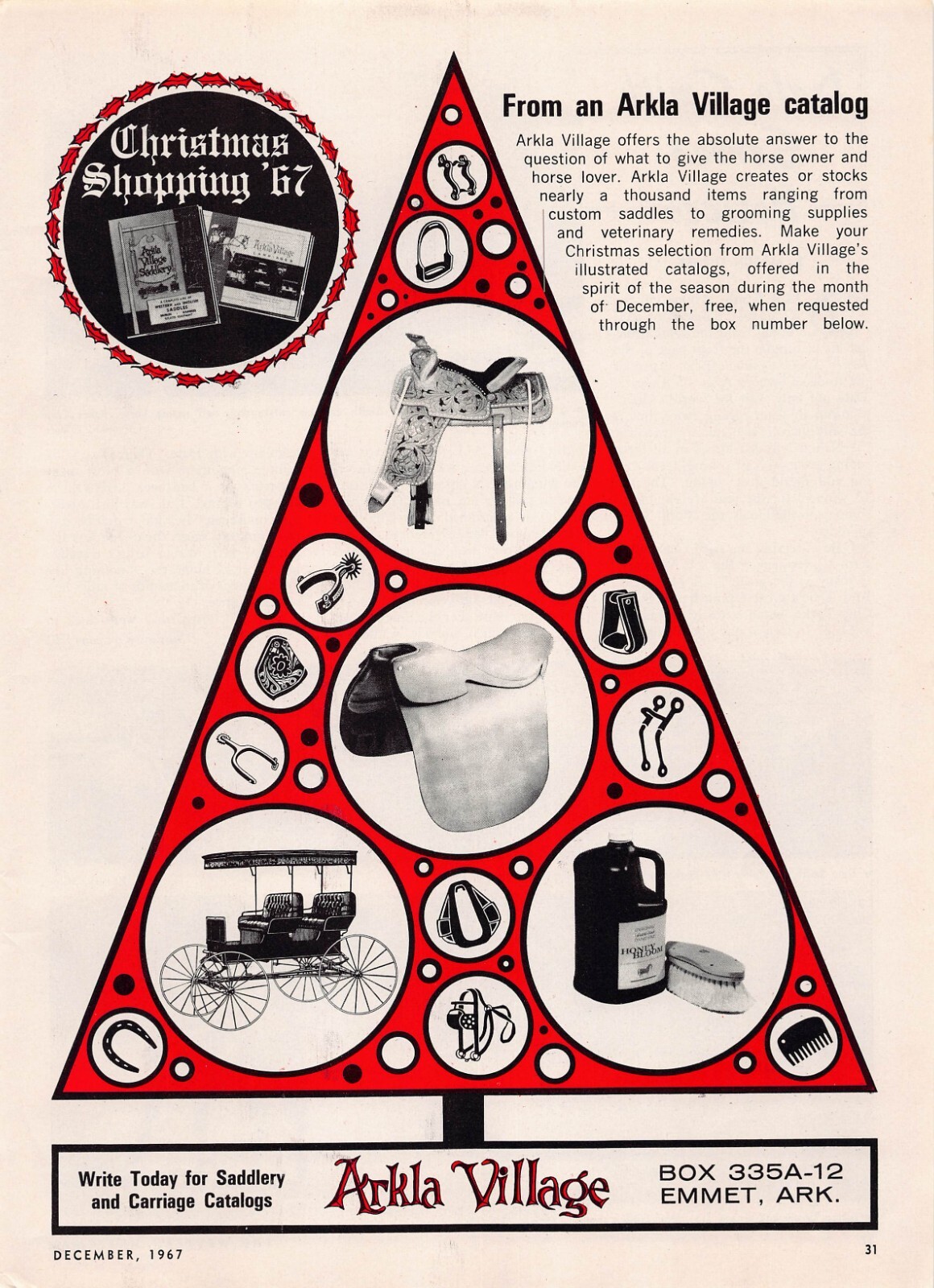 Arkla Village Emmet Arkansas Western Store Amusement Park Saddle Vtg
