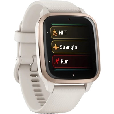 Garmin Venu Sq 2 Music Ed. WIFI + Bluetooth Peach Gold with Ivory 