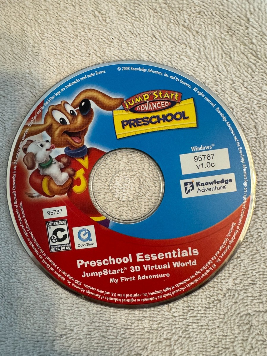 PalKids Pre-schooler DVD CD-ROMセット Jump Start Advanced Preschool - Preschool Essentials 3D Virtual