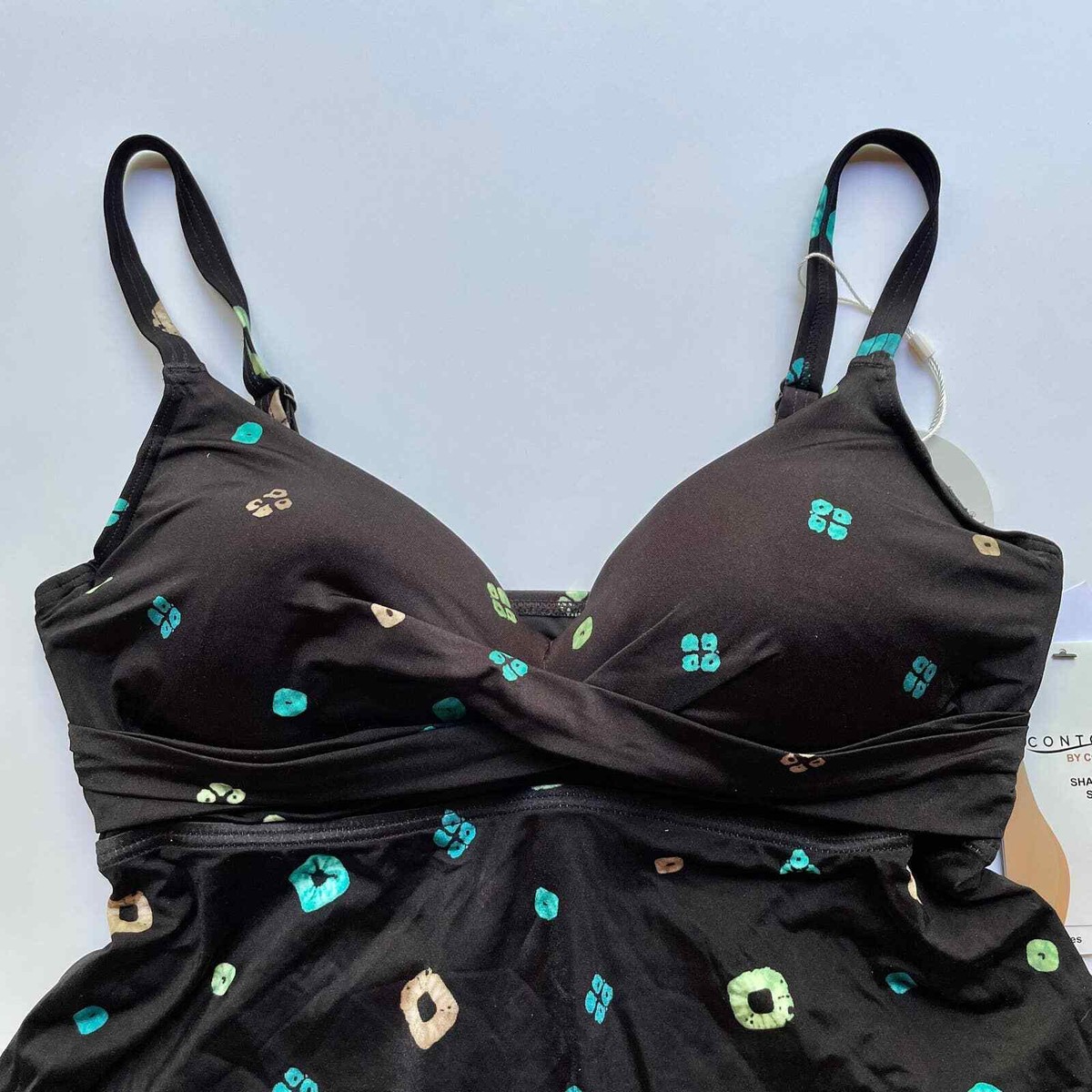 NEW Coco Reef Contours Diamond Tankini Top Underwire Size 8 32D | eBay