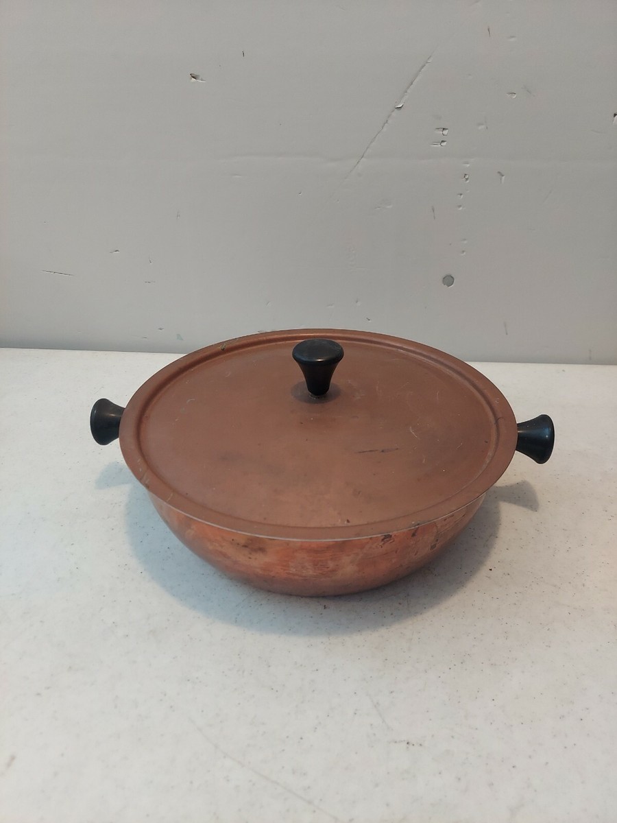 Spring Culinox Copper Covered Pan Made In Switzerland | eBay