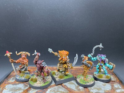 28mm Miniatures Painted Bugbear Warband  5 Reaper Miniatures D&D