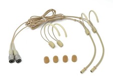 2 Pair New Omnidirectional Double earhook Headset Microphone for Audio Technica