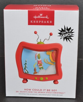 Hallmark 2023 Ornament HOW COULD IT BE SO? How the Grinch NRFB Magic Light Sound