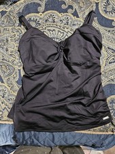 Fantasie 5751  Versailles  Twist Front UW Tankini Top Swimwear Black 34I 105