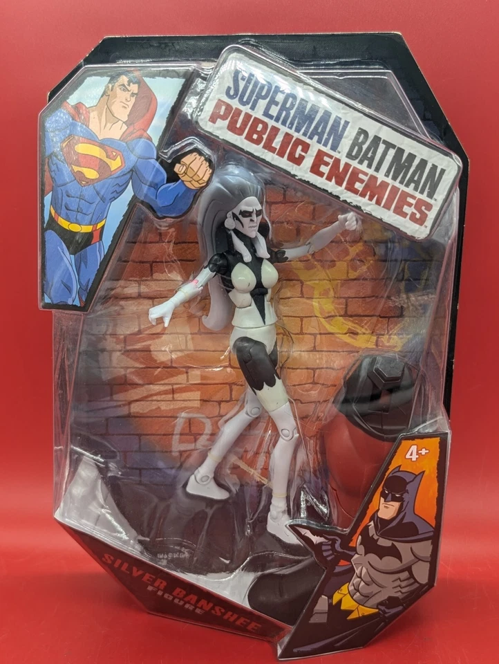 Superman Batman Enemigos Públicos PLATA BANSHEE Nuevo 2009 Azufre BAF Serie A2 Foto 2 de 4