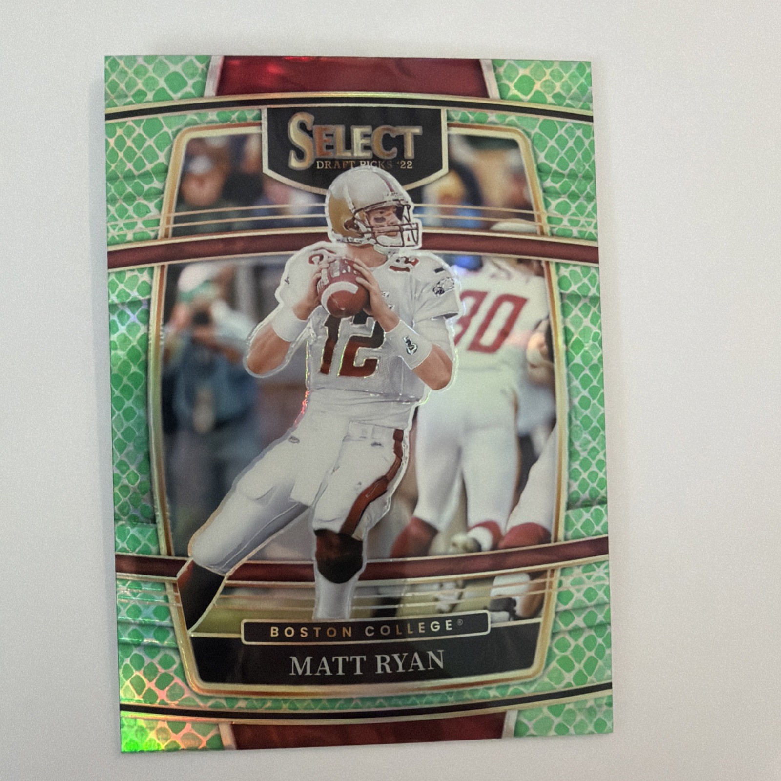 2022 Panini Select Draft Picks - Concourse Matt Ryan #78 Dragon Scale Prizm