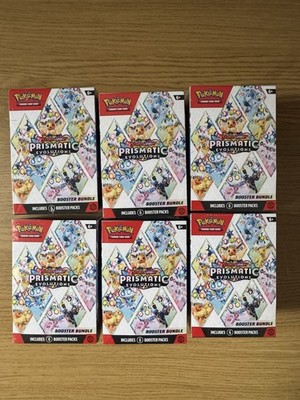 Pokemon Tcg Prismatic Evolutions Booster Bundle X6 Sealed Beschreibung lesen