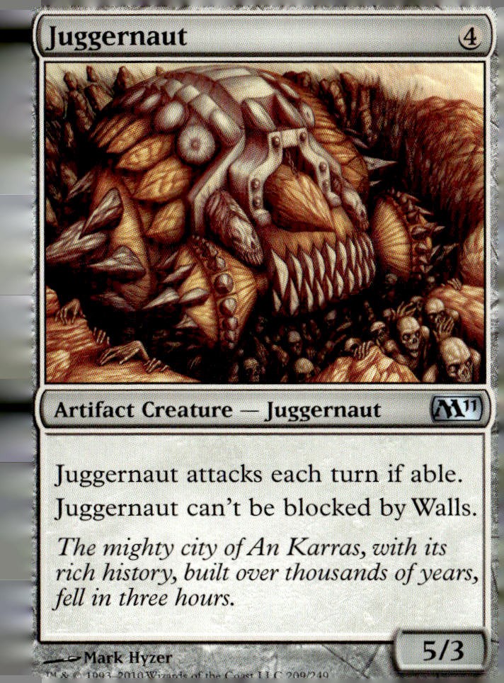 Magic 2011 (M11) #209 Juggernaut