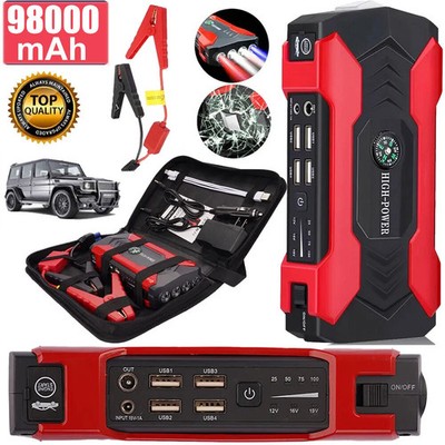 Car Jump Starter 100000mAh Booster Jumper Box Power Bank Battery Charger