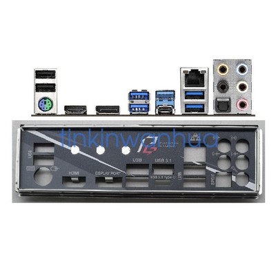 For ASRock B365 Phantom Gaming 4 IO I/O   Back Plate BackPlate *nl
