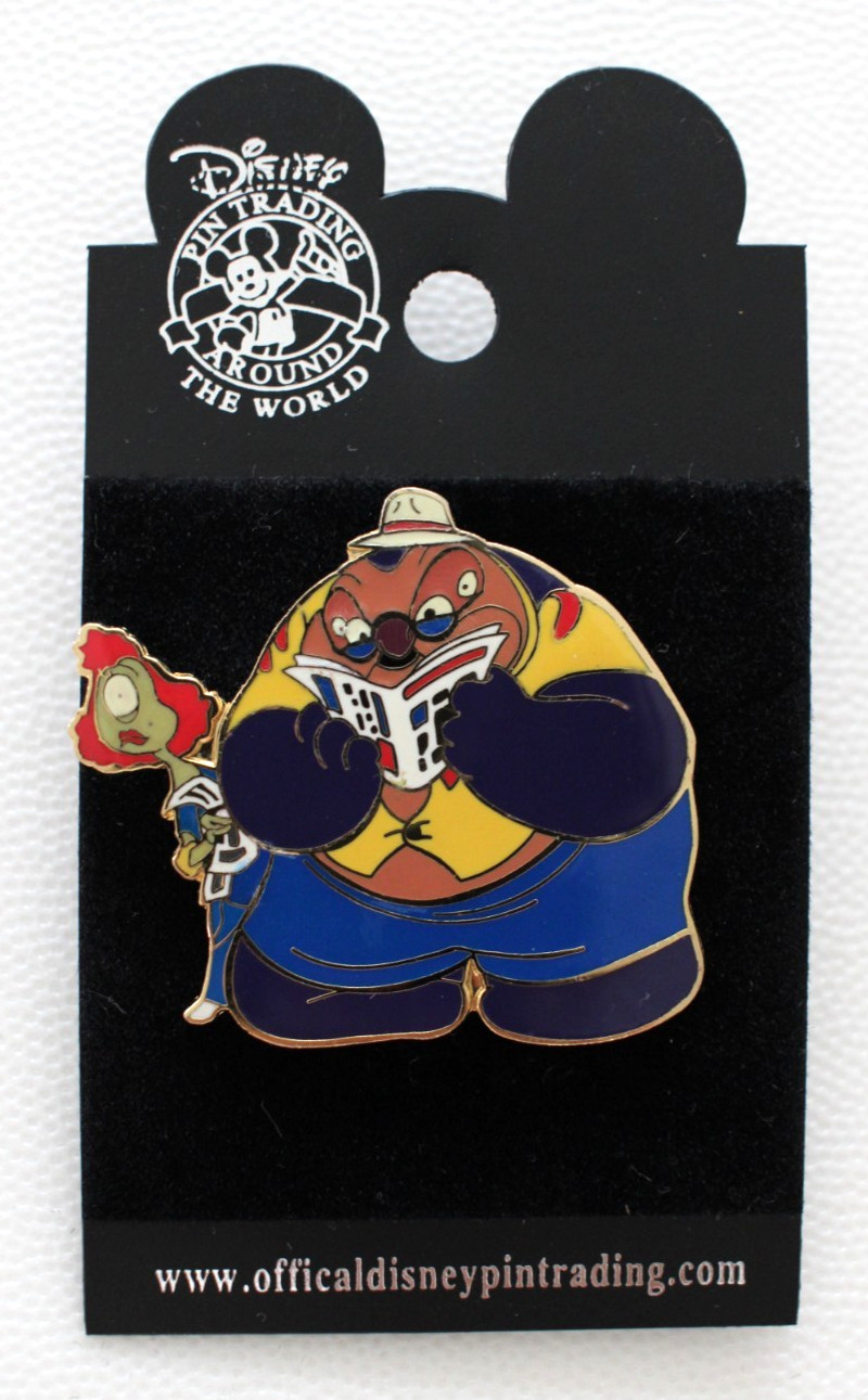 Disney Pin Lilo & Stitch Pleakley & Jumbaa Dressed as Tourists