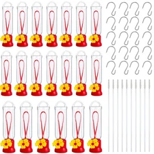 10 Pack Small Hummingbird Feeder for Outdoors Mini Hummingbird Feeders with S...