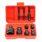 9pcs Impact Socket Adapter & Reducer Set for 1/4" 3/8" 1/2" Impact Driver/Wrench