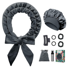 No Heat Overnight Hair Curlers Headband, 70" Soft Ribbon Curl Wrap for Long Hair