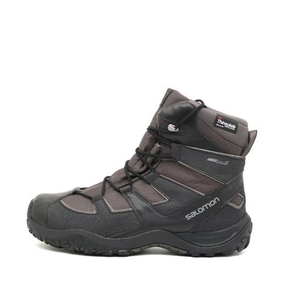 Salomon Herren 368970 Stiefel Schwarz Grau Textil Wanderschuhe EU 45 1/3