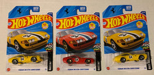 2025 HOT WHEELS FERRARI 365 GTB4 COMPETIZIONE RED  YELLOW LOT OF 3 NEW
