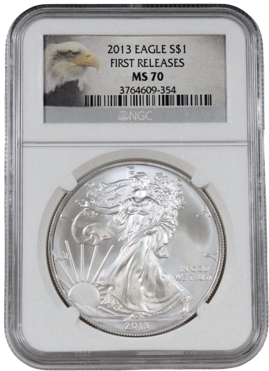 American Eagle MS 70 Graded 2013 Silver Bullion Coins for sale | eBay