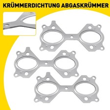 3x Kr�mmerdichtung Abgaskr�mmer f�r BMW E60 E90 E93 E71 E61 E65 E70 E83 13215800