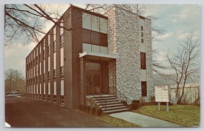 539 Dore Ave Office Building Postcard Englewood NJ Dexter Press 1970s
