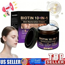 Biotin 10-in-1 Skin Restoration Cream, 2026 Professional Skin Treatment Cream US