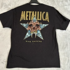 2012 Metallica King Of Nothing Heavy Metal Rock Band Black T-Shirt
